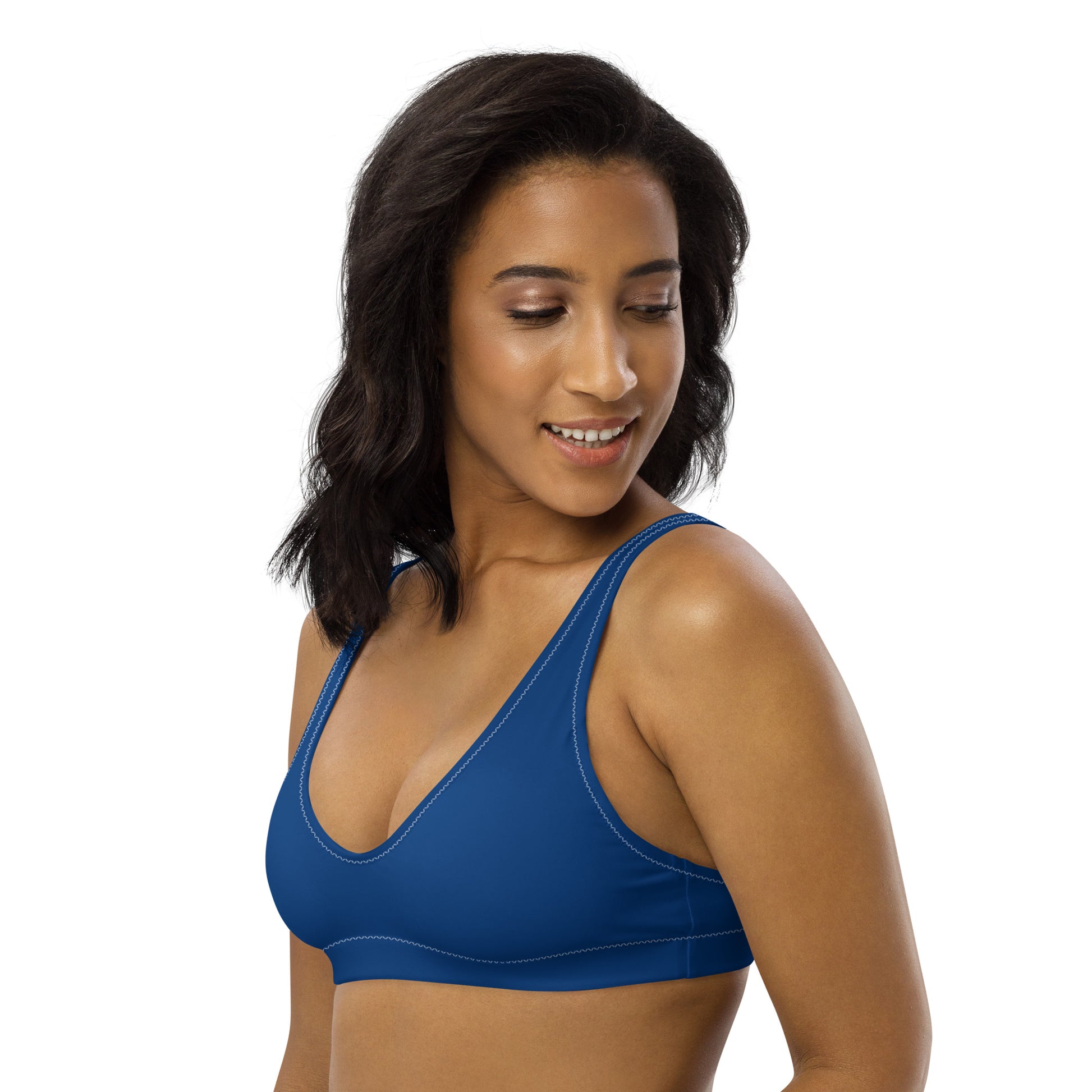 Bikini top - BLUE - Single color