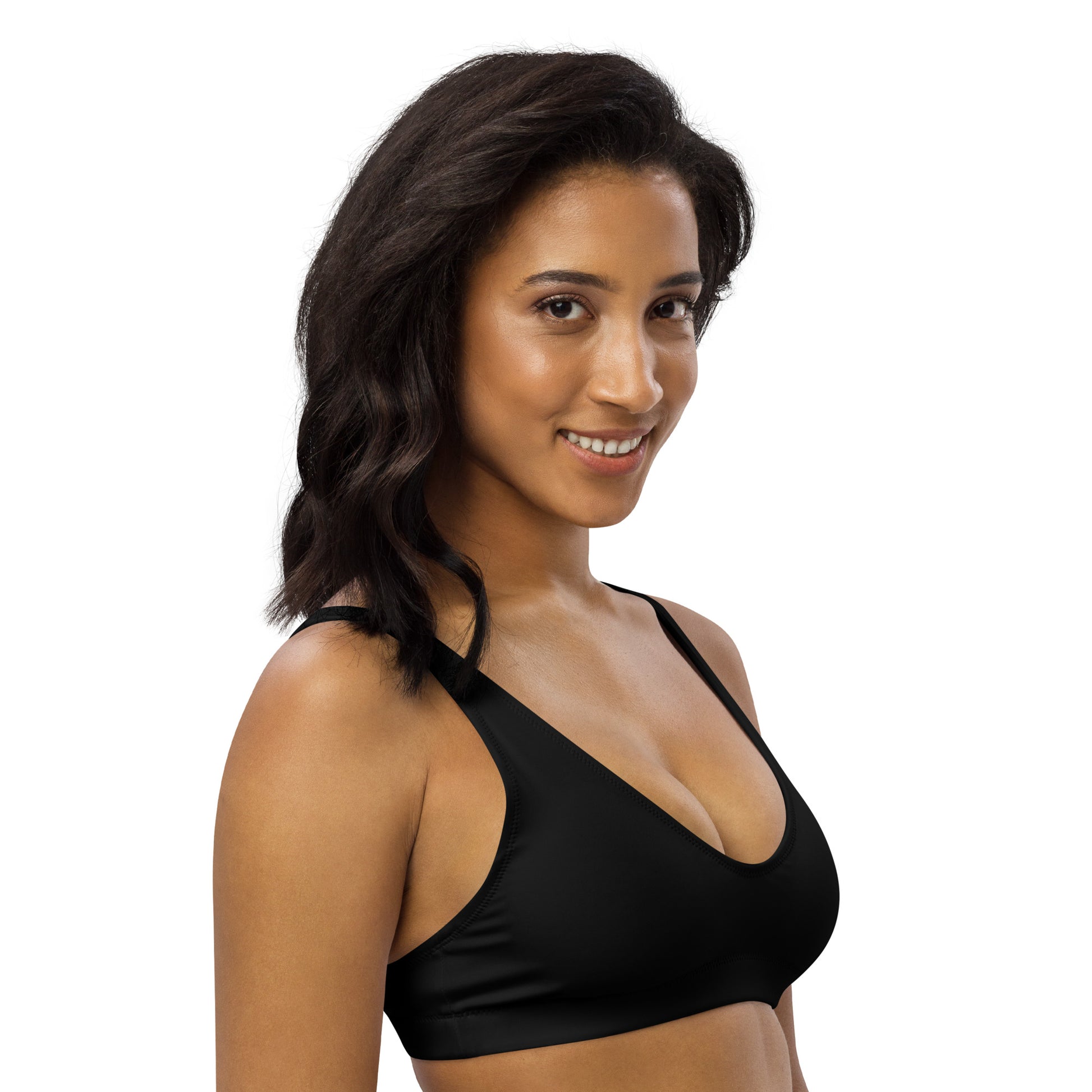 Bikini top (recycled) - BLACK - SHALMIAK