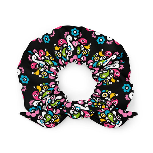 PEACOCK LOVE happy - Scrunchie