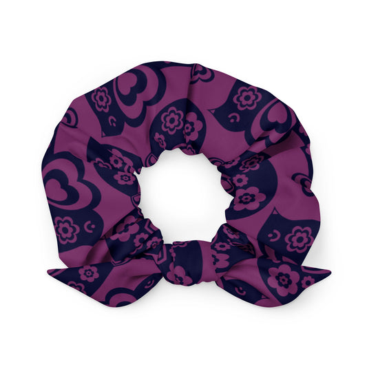 TWEET LOVE plum - Scrunchie