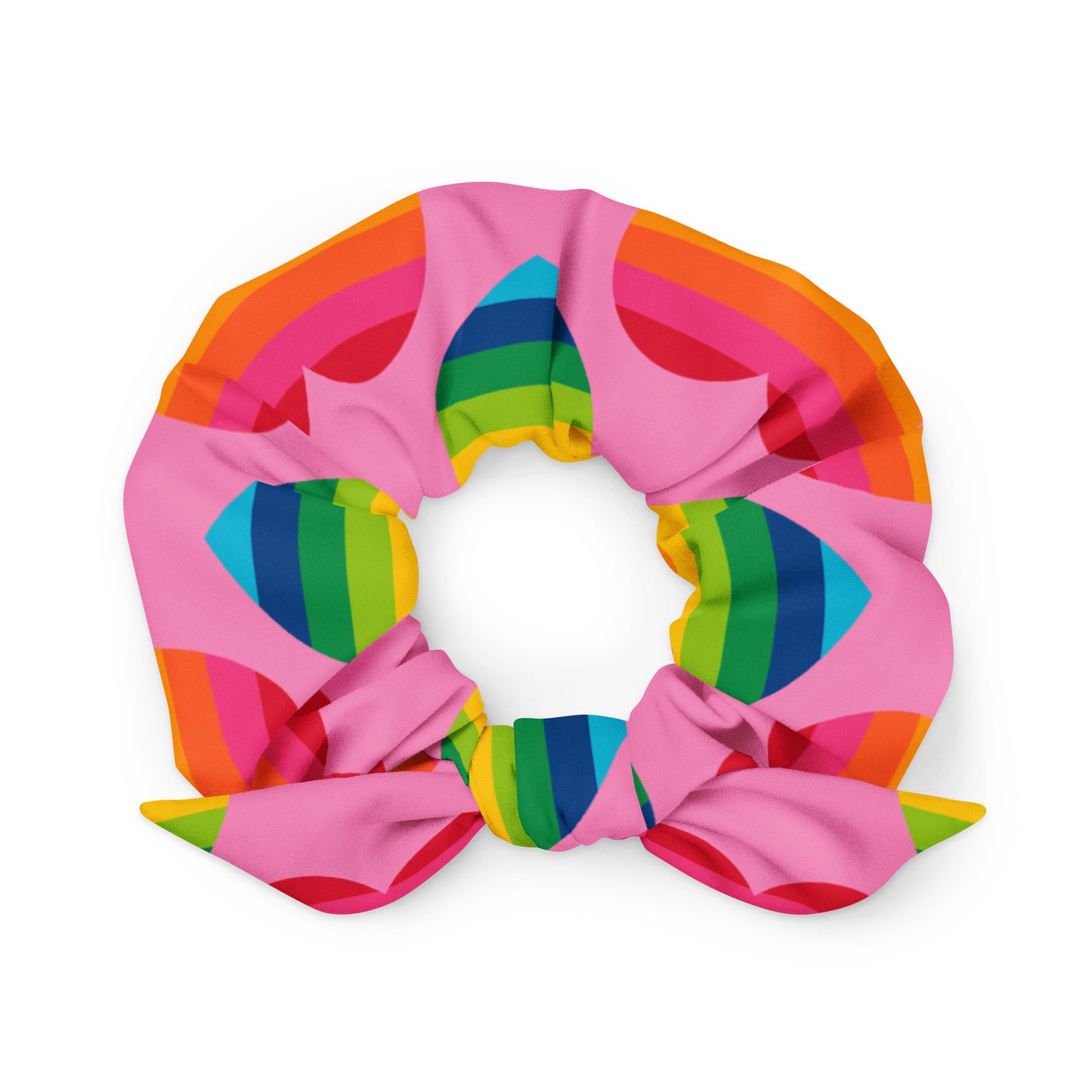 ELLIE LOVE rainbow pink - Scrunchie