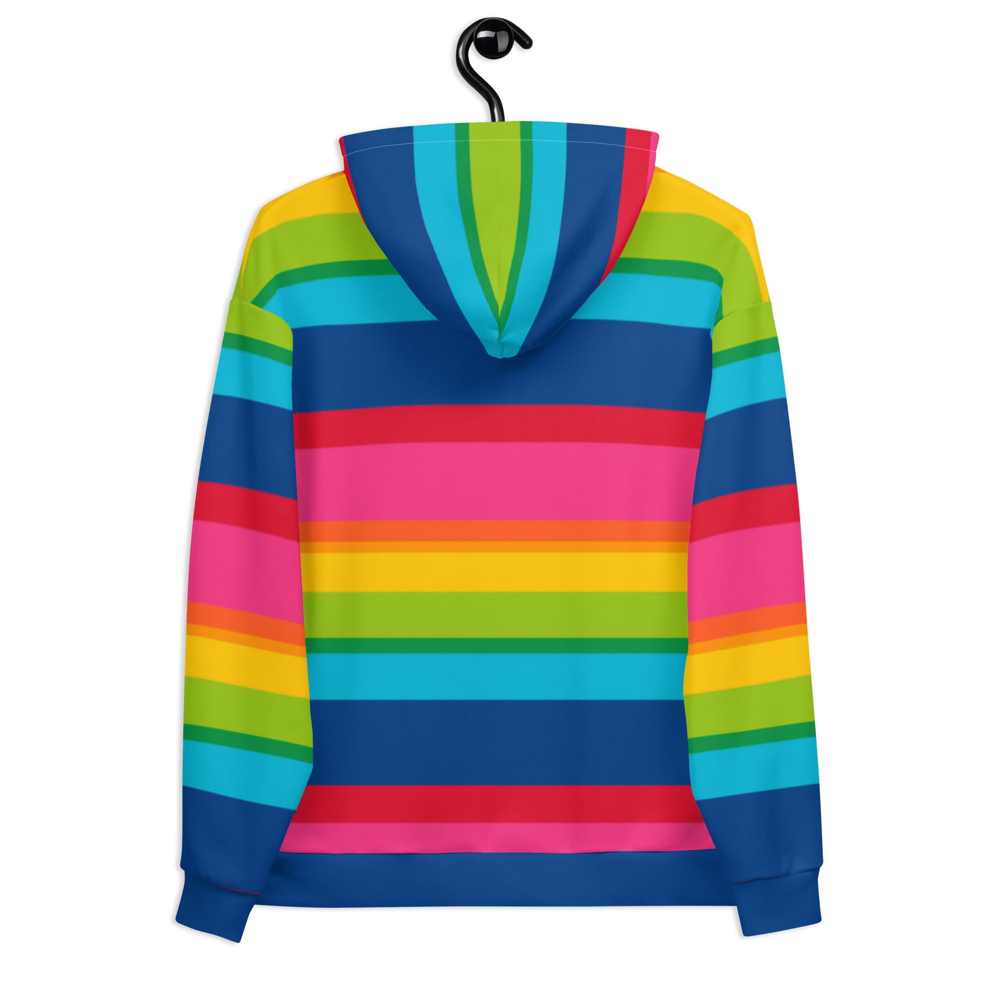 ELLIE rainbow stripe - Unisex Hoodie (recycled) - SHALMIAK