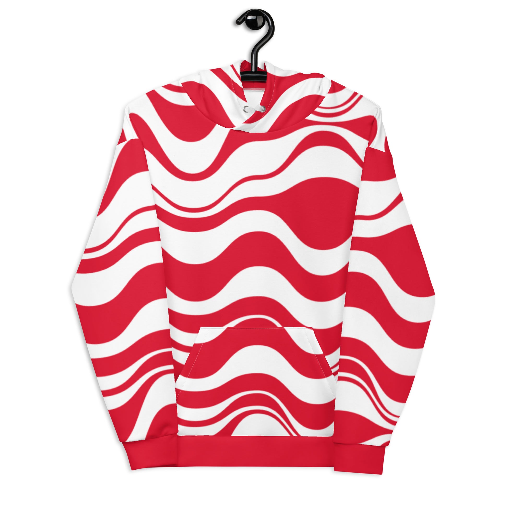 ENERGY WAVES red - Unisex Hoodie (recycled) - SHALMIAK