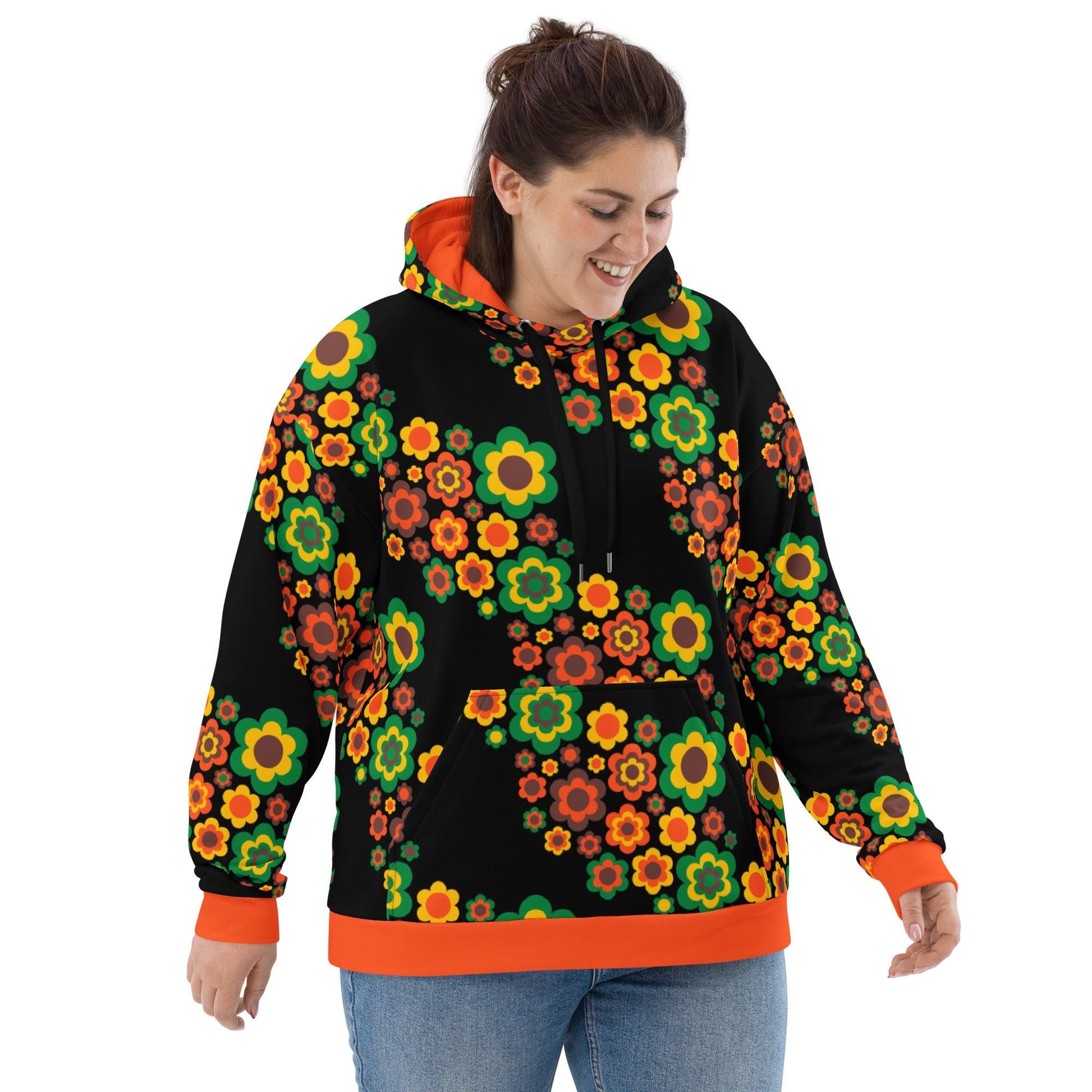 FLORA FOREVER retro - Unisex Hoodie (recycled) - SHALMIAK