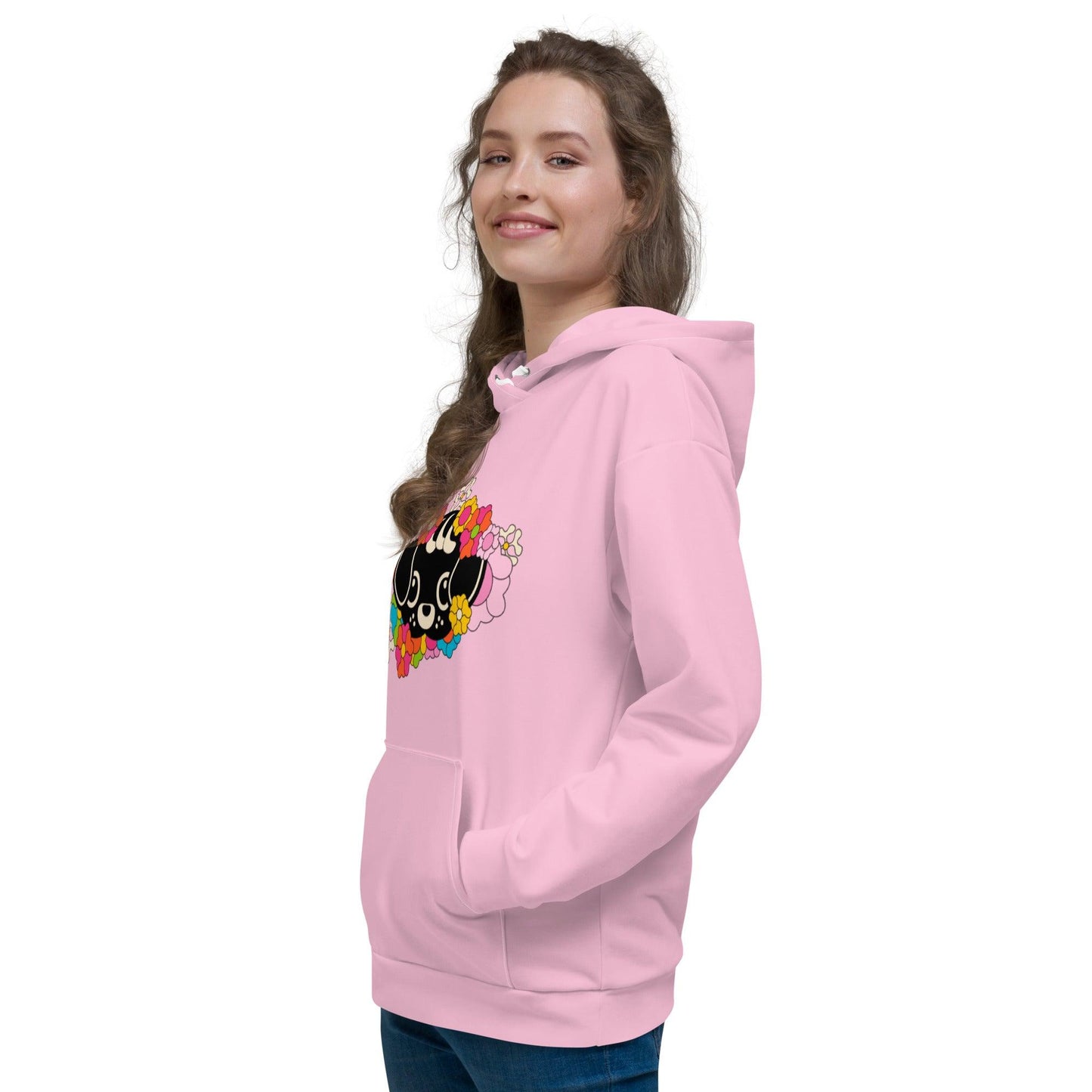 FUNKYPUP pink (just pup) - Unisex Hoodie (recycled) - SHALMIAK