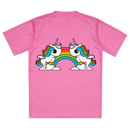 UNIQUE pink - just unicorns - Recycled unisex sports jersey