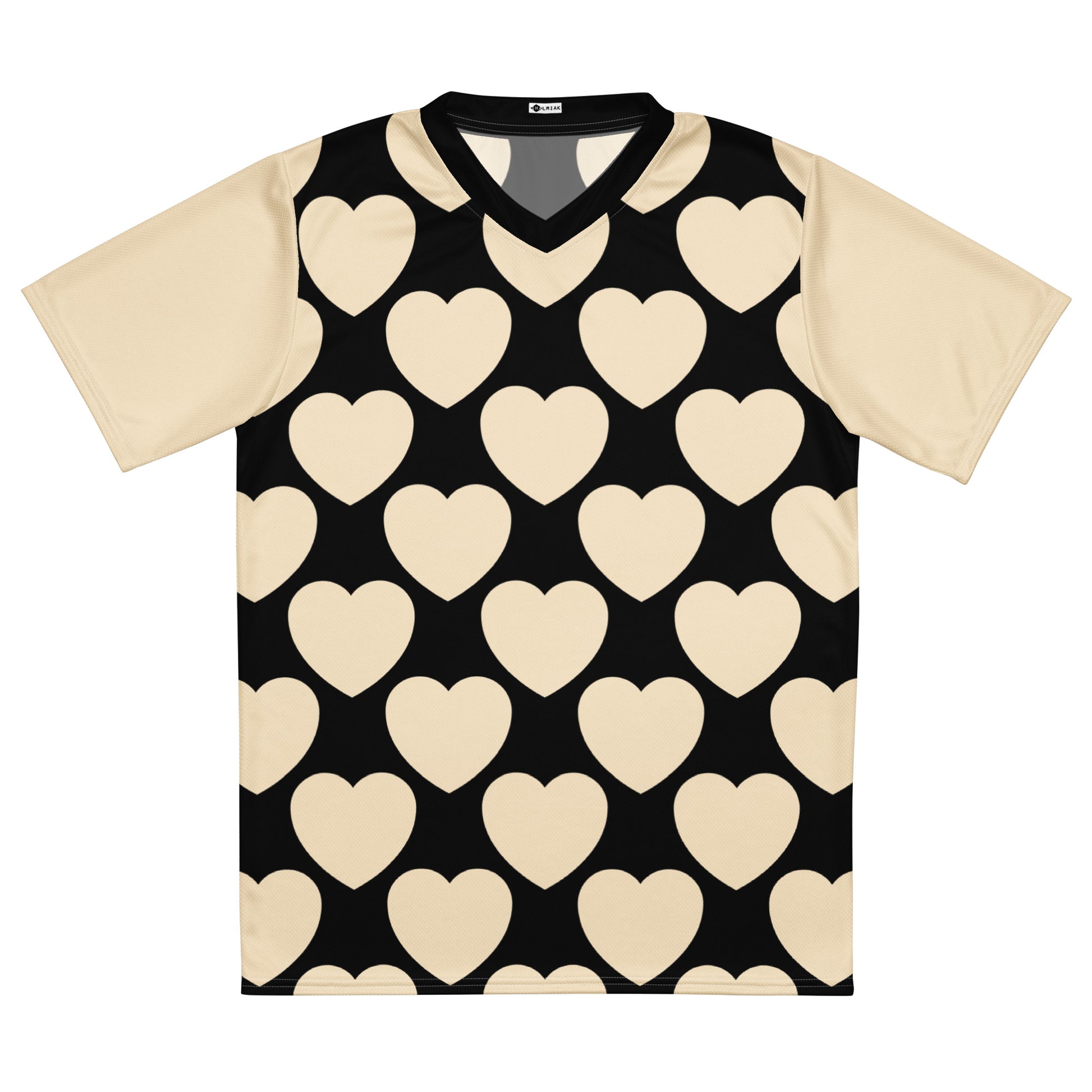 ELLIE LOVE black - Recycled unisex sports jersey