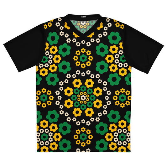 YESTERDAY yellow green - Recycled unisex sports jersey
