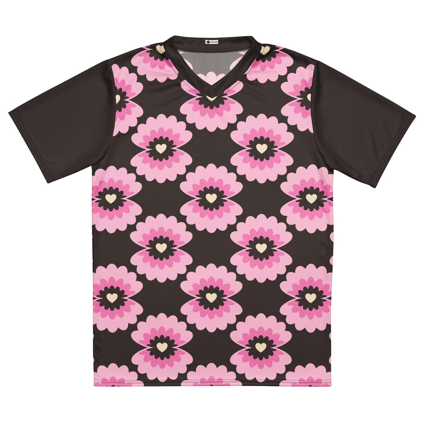 LOVE PEARL pink brown - Recycled unisex sports jersey