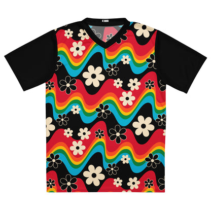FLORA RAVE - Recycled unisex sports jersey