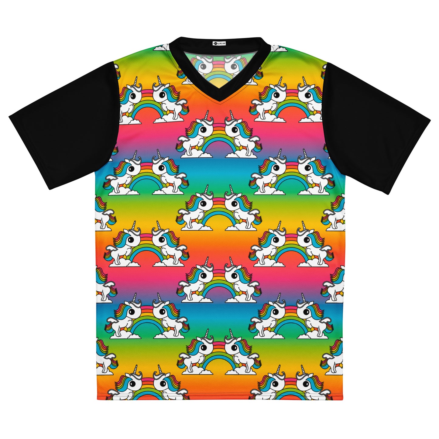 UNIQUE rainbow - Recycled unisex sports jersey