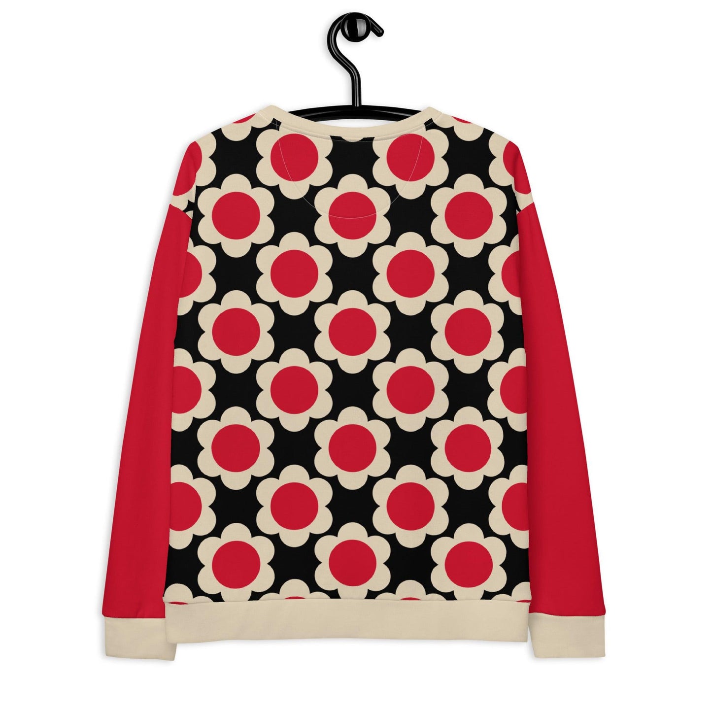 ELLIE red black - Unisex Sweatshirt (recycled) - SHALMIAK