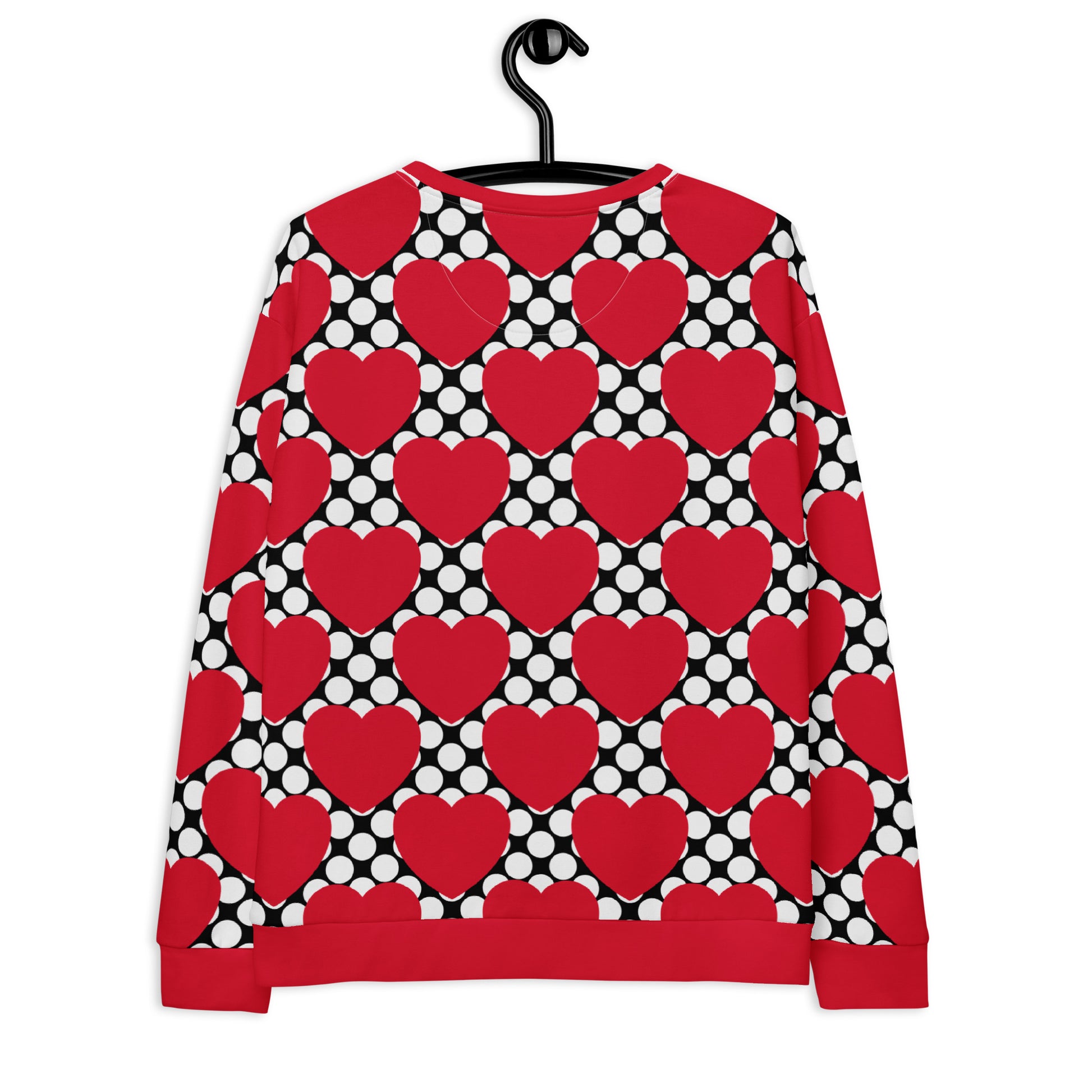 ELLIE LOVE DOT red black - Sweatshirt
