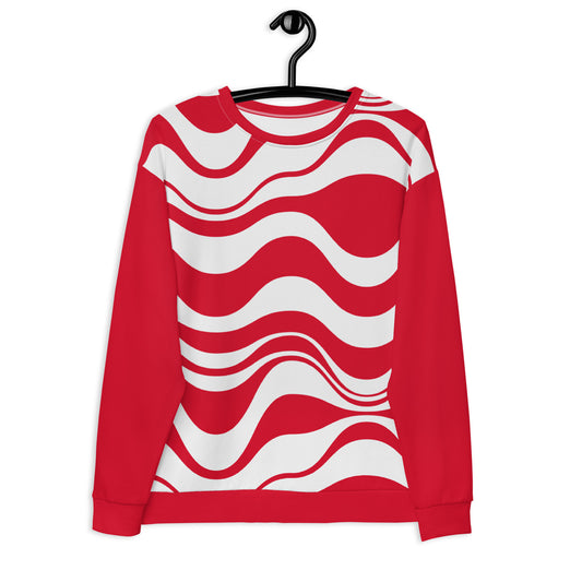 ENERGY WAVES red - Unisex Sweatshirt