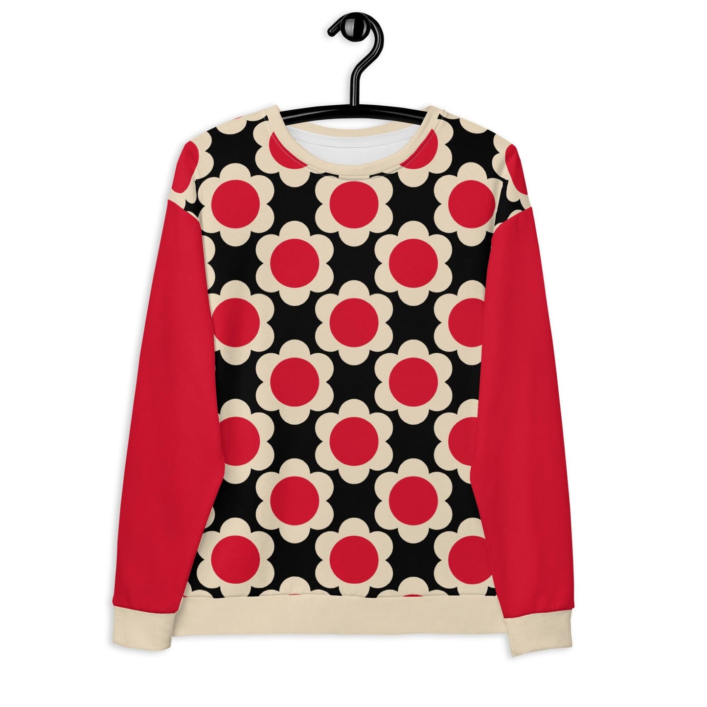 ELLIE red black - Unisex Sweatshirt (recycled) - SHALMIAK