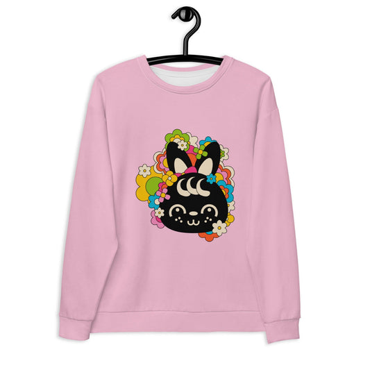 POPBUNNY pink (just bunny) - Unisex Sweatshirt (recycled) - SHALMIAK