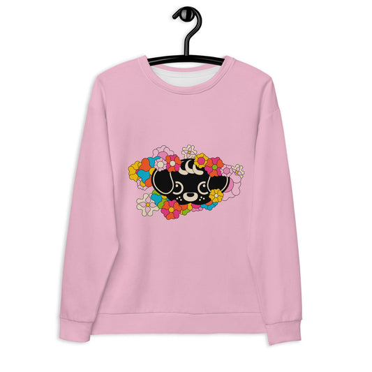 FUNKYPUP pink (just pup) - Unisex Sweatshirt (recycled) - SHALMIAK