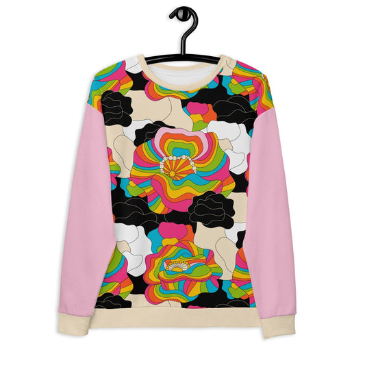 RAINBOW POPPY - Unisex Sweatshirt (recycled) - SHALMIAK