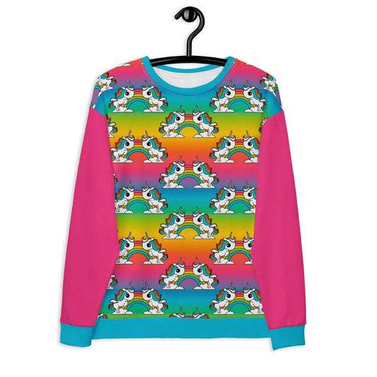 UNIQUE rainbow - Unisex Sweatshirt (recycled) - SHALMIAK