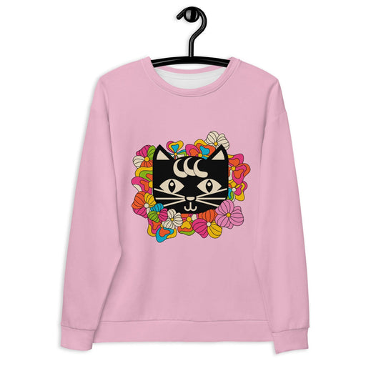 MAGICAT pink (just cat) - Unisex Sweatshirt (recycled) - SHALMIAK