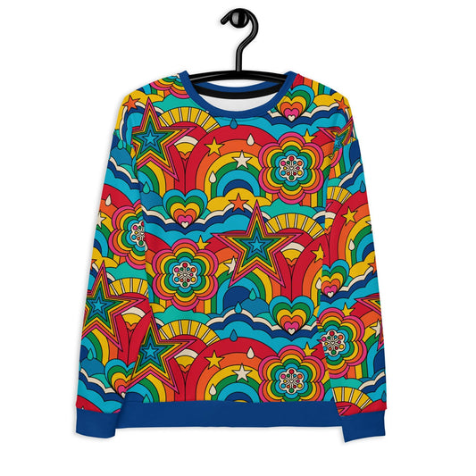 RAINBOW RAVE - Unisex Sweatshirt (recycled) - SHALMIAK