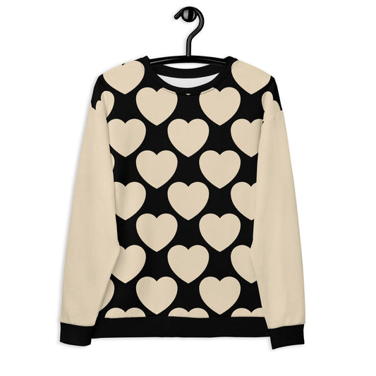 ELLIE LOVE black - Unisex Sweatshirt (recycled) - SHALMIAK