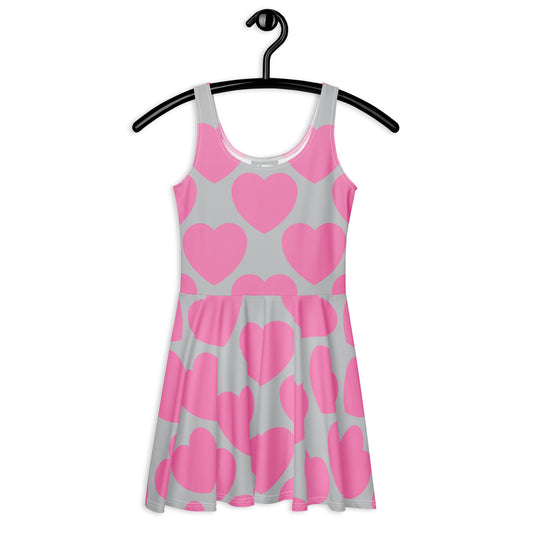 ELLIE LOVE pink grey - Skater Dress