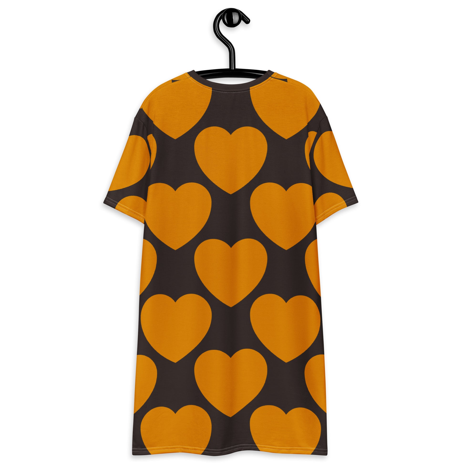 ELLIE LOVE orange brown - T-Shirt Dress