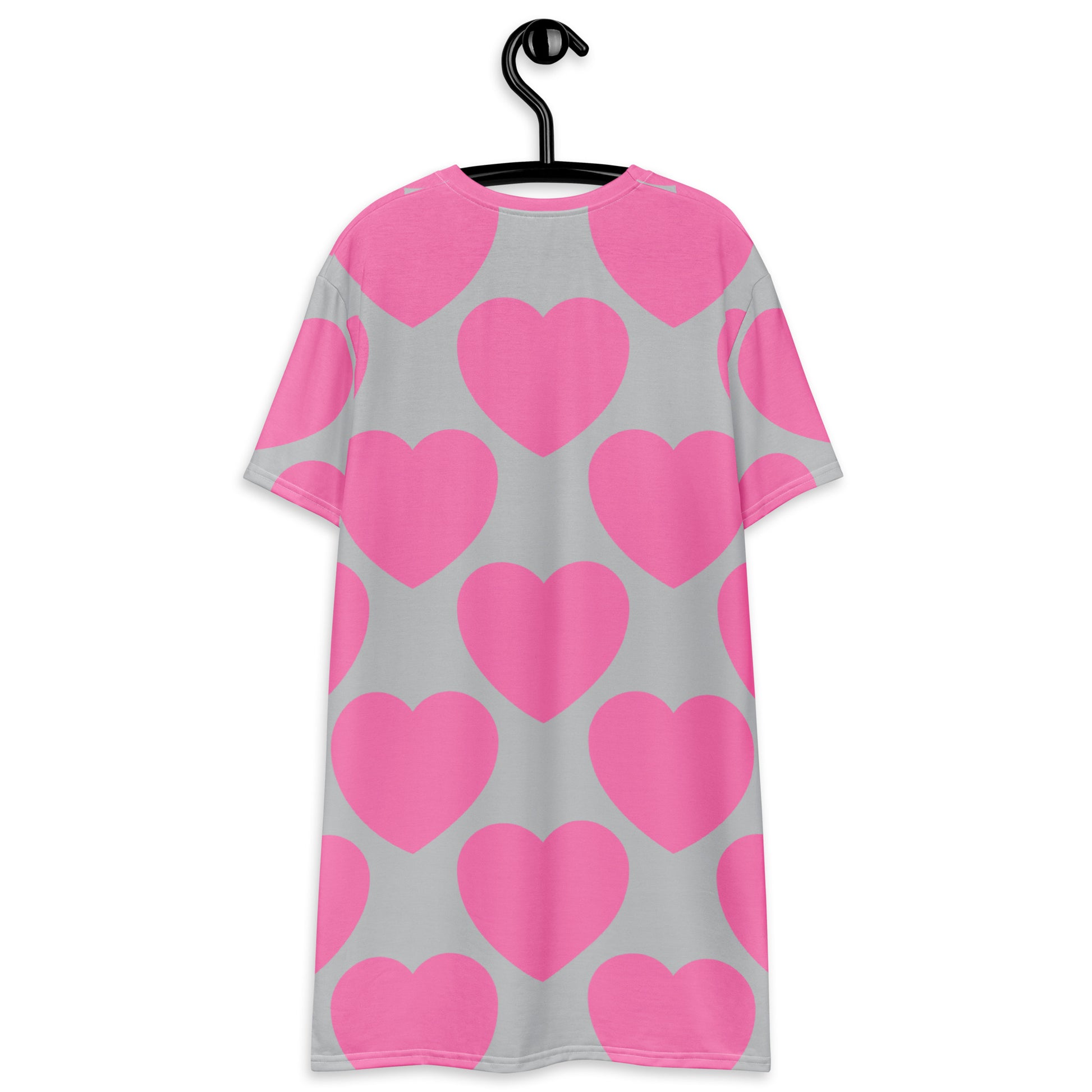 ELLIE LOVE pink grey - T-Shirt Dress
