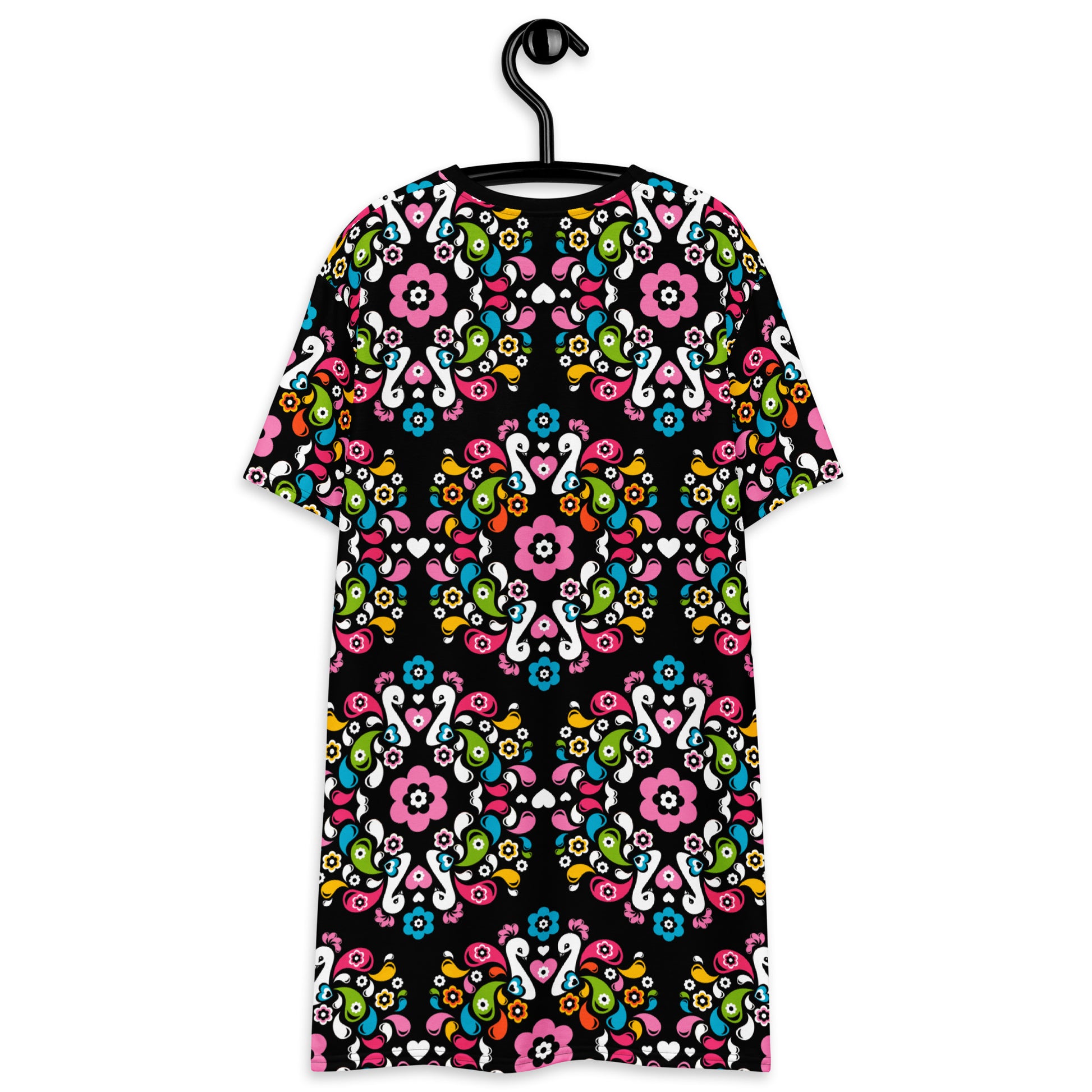 PEACOCK LOVE happy - T-Shirt Dress
