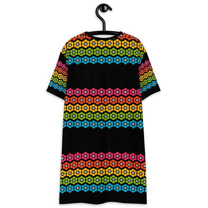PEACOCK BLOOM happy - T-Shirt Dress