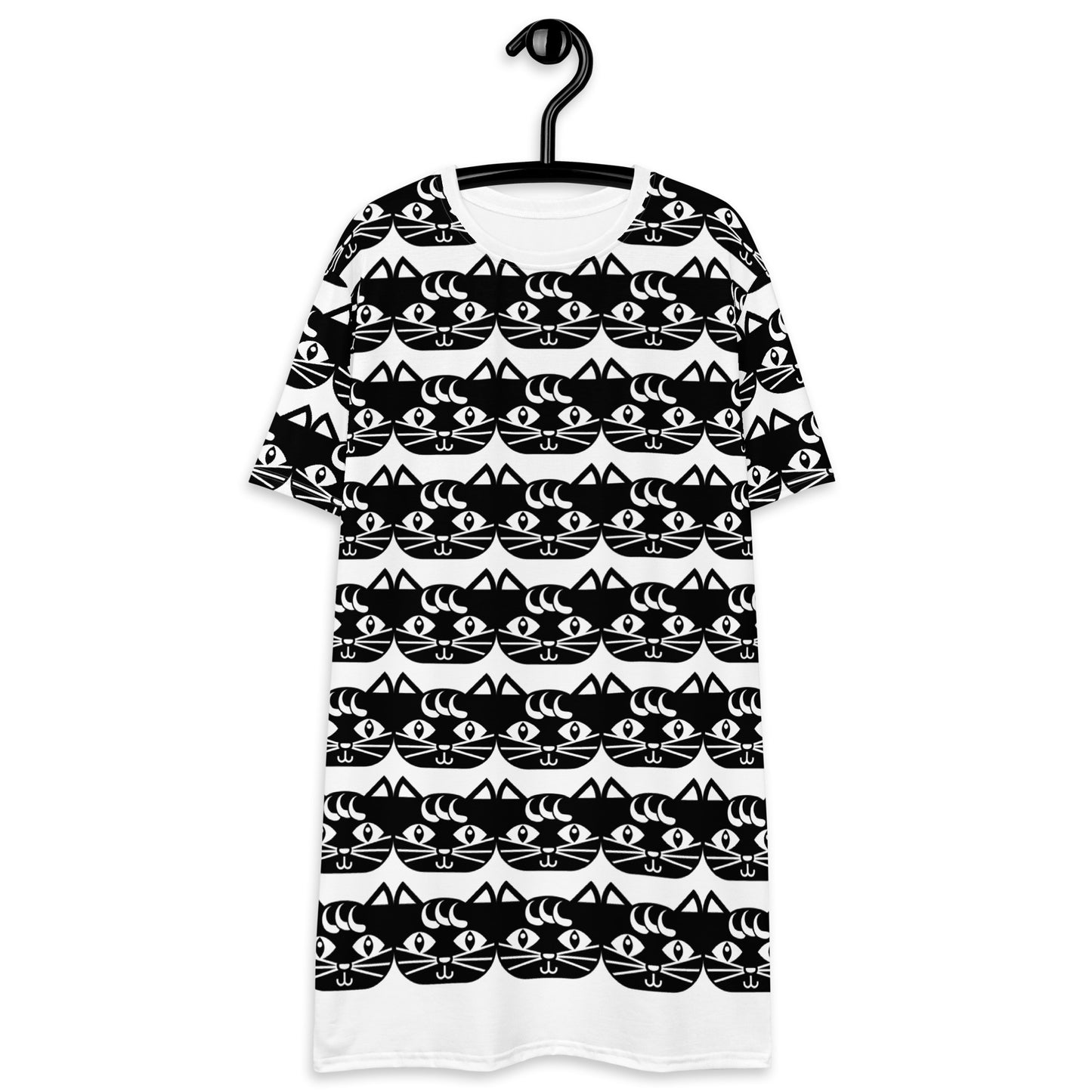 JUST MAU bw - T-shirt dress - SHALMIAK