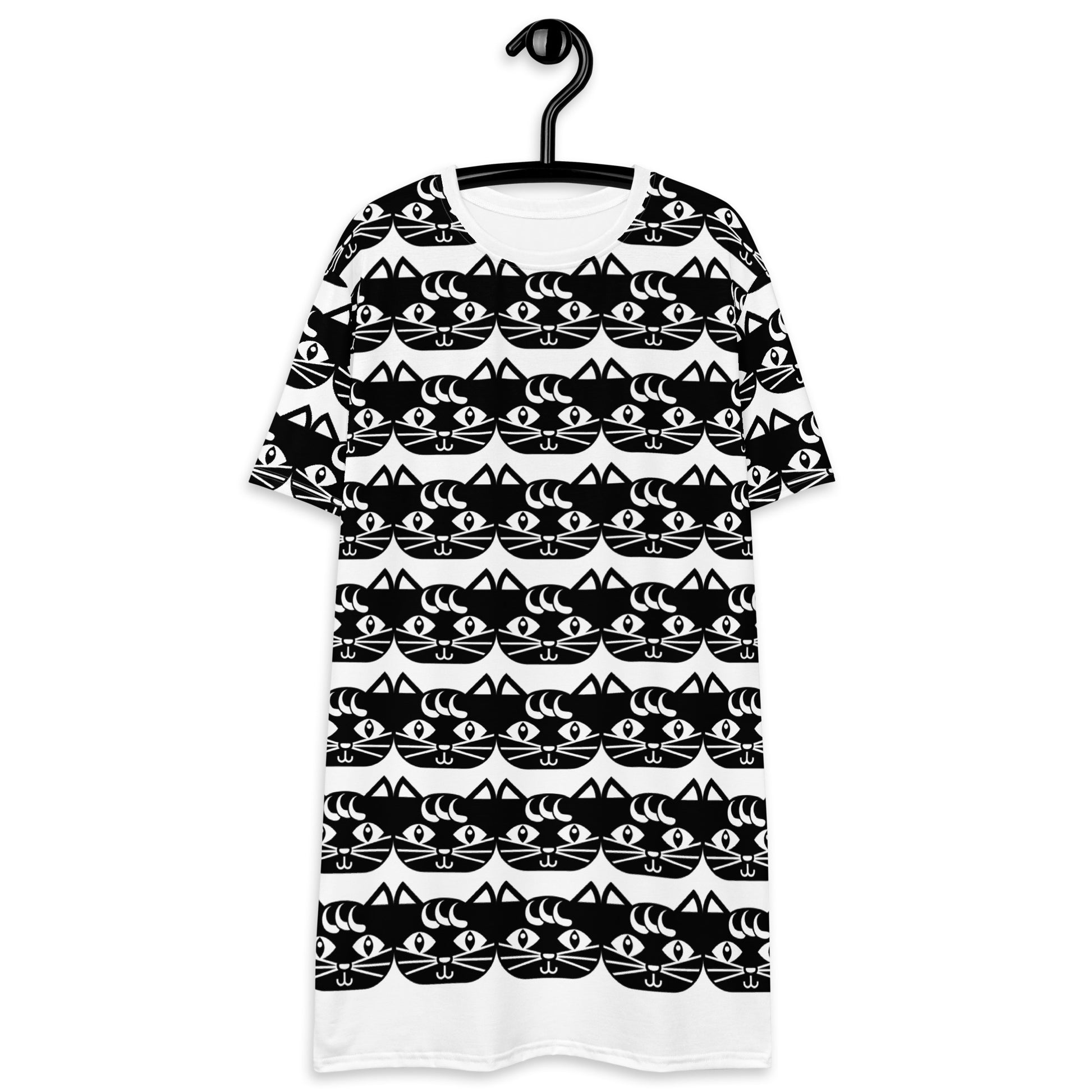 JUST MAU bw - T-shirt dress - SHALMIAK