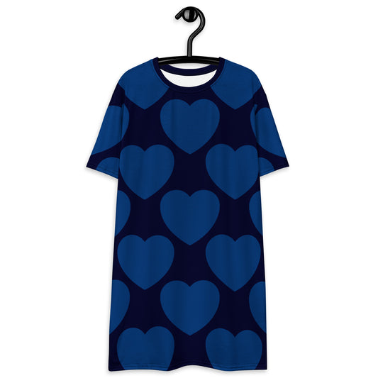 ELLIE LOVE dark blue - T-Shirt Dress