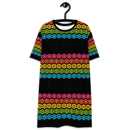 PEACOCK BLOOM happy - T-Shirt Dress