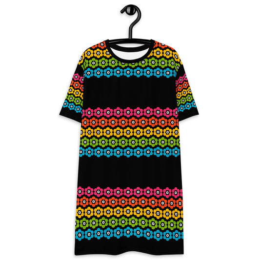 PEACOCK BLOOM happy - T-Shirt Dress