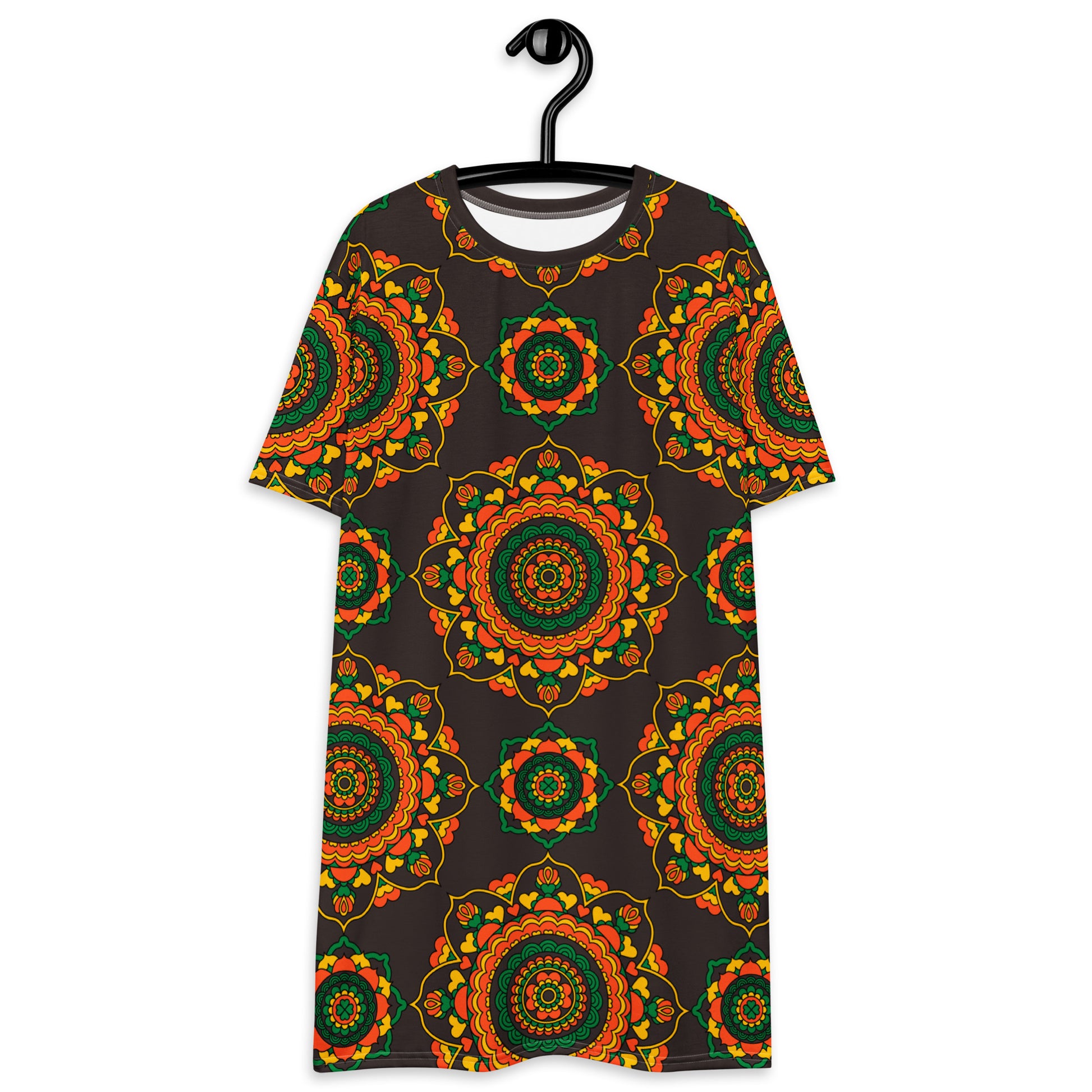 FOREVERMORE green brown - T-Shirt Dress