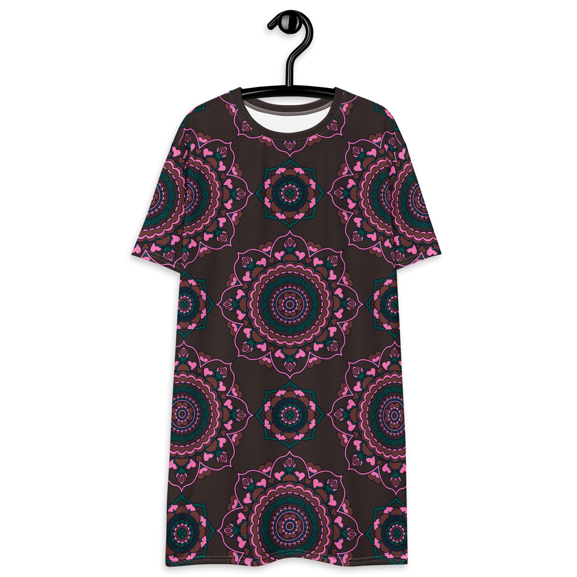 FOREVERMORE pink brown - T-Shirt Dress