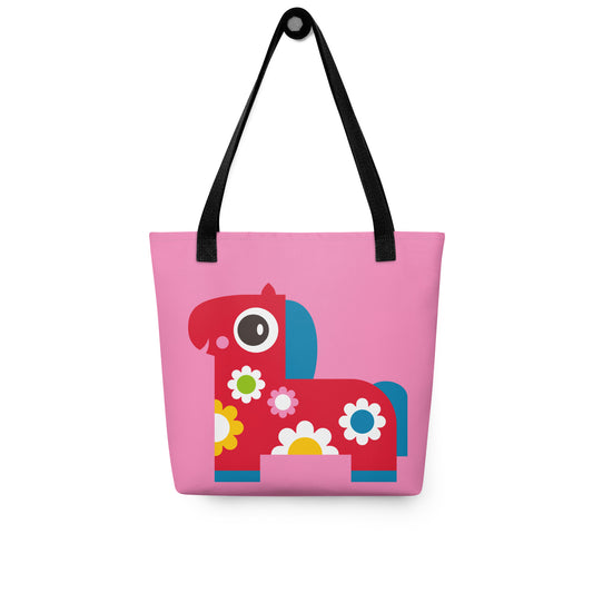 PONY BLOOM pink - Tote Bag