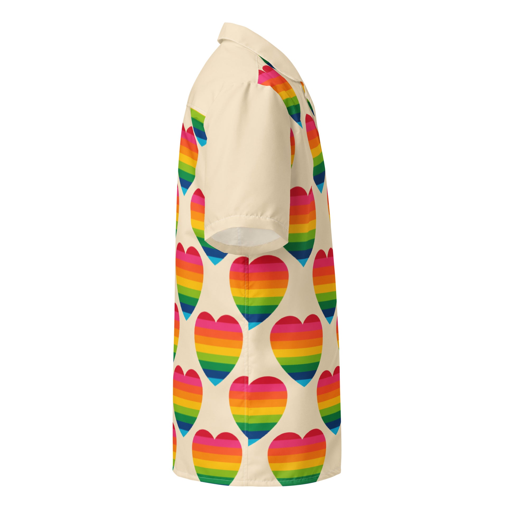 ELLIE LOVE rainbow -2- Unisex button shirt