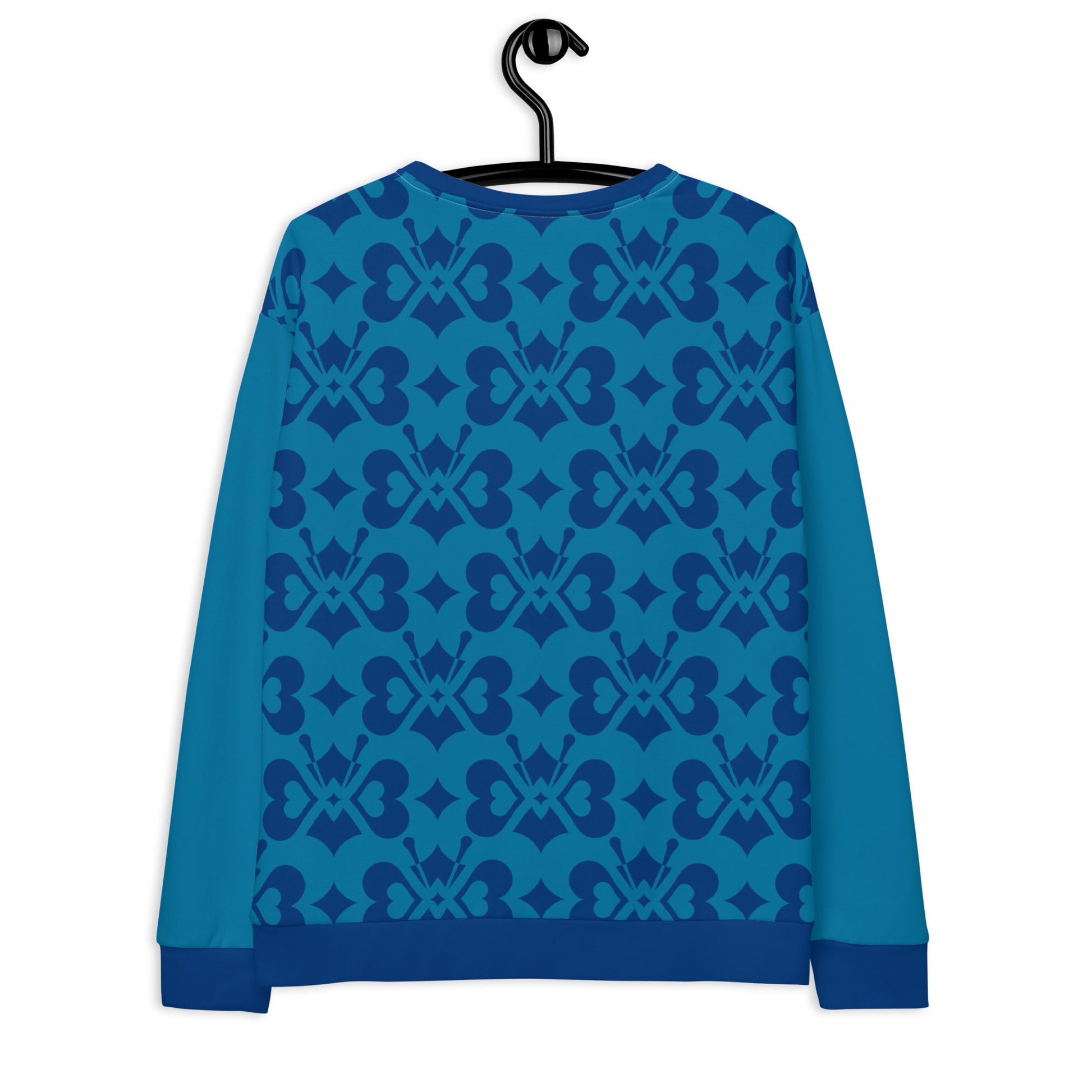 LOVE BUTTERFLY all blue - Unisex Sweatshirt