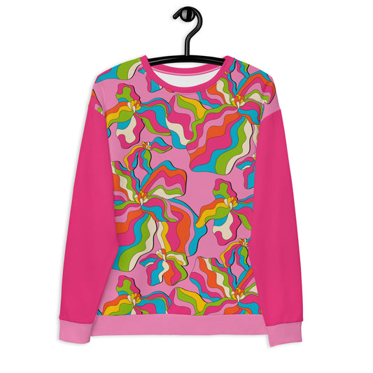 SASSY IRIS pink - Unisex Sweatshirt