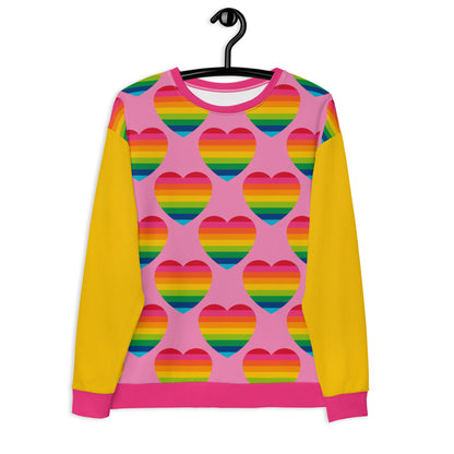 ELLIE LOVE rainbow pink - Unisex Sweatshirt