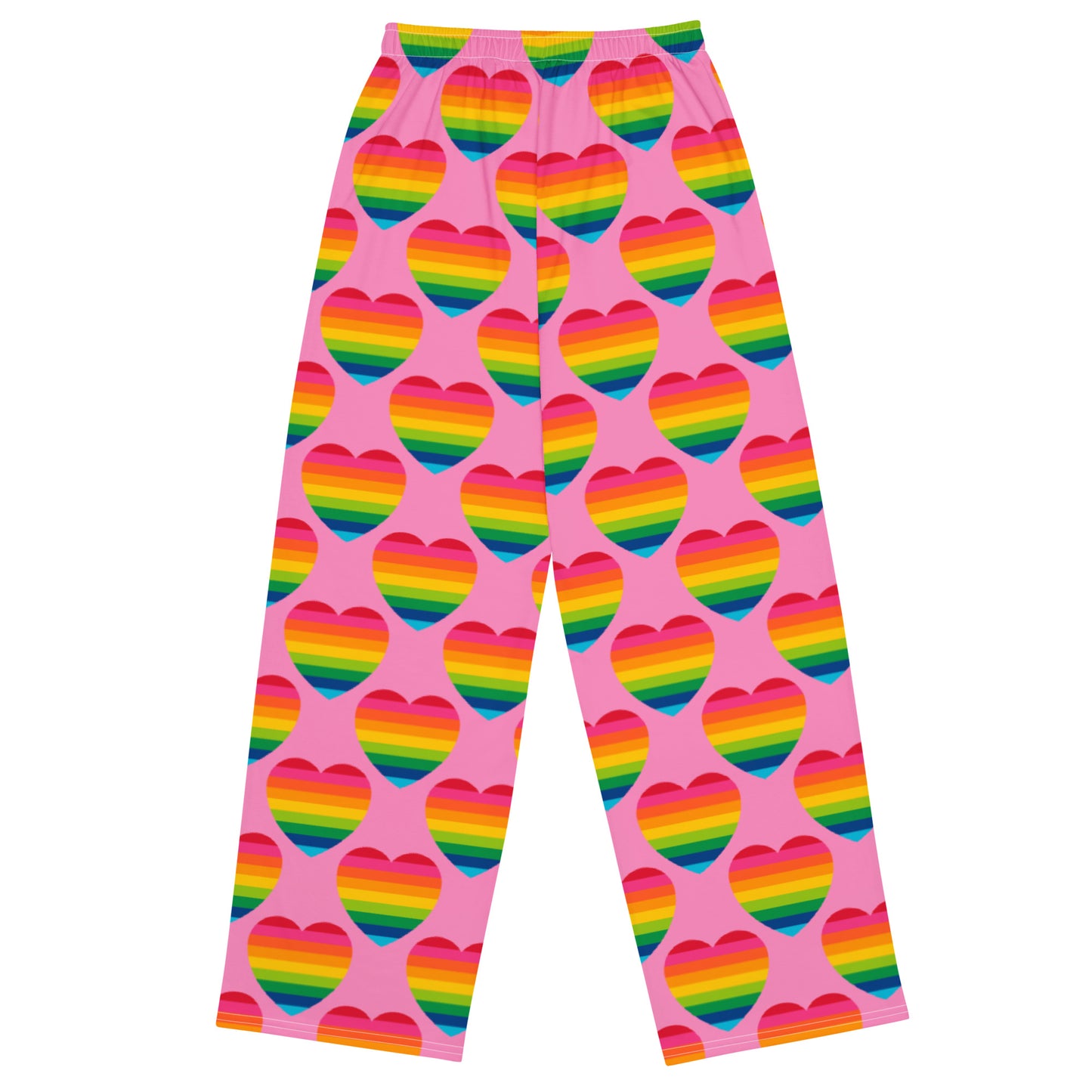 ELLIE LOVE rainbow pink - Unisex wide-leg pants