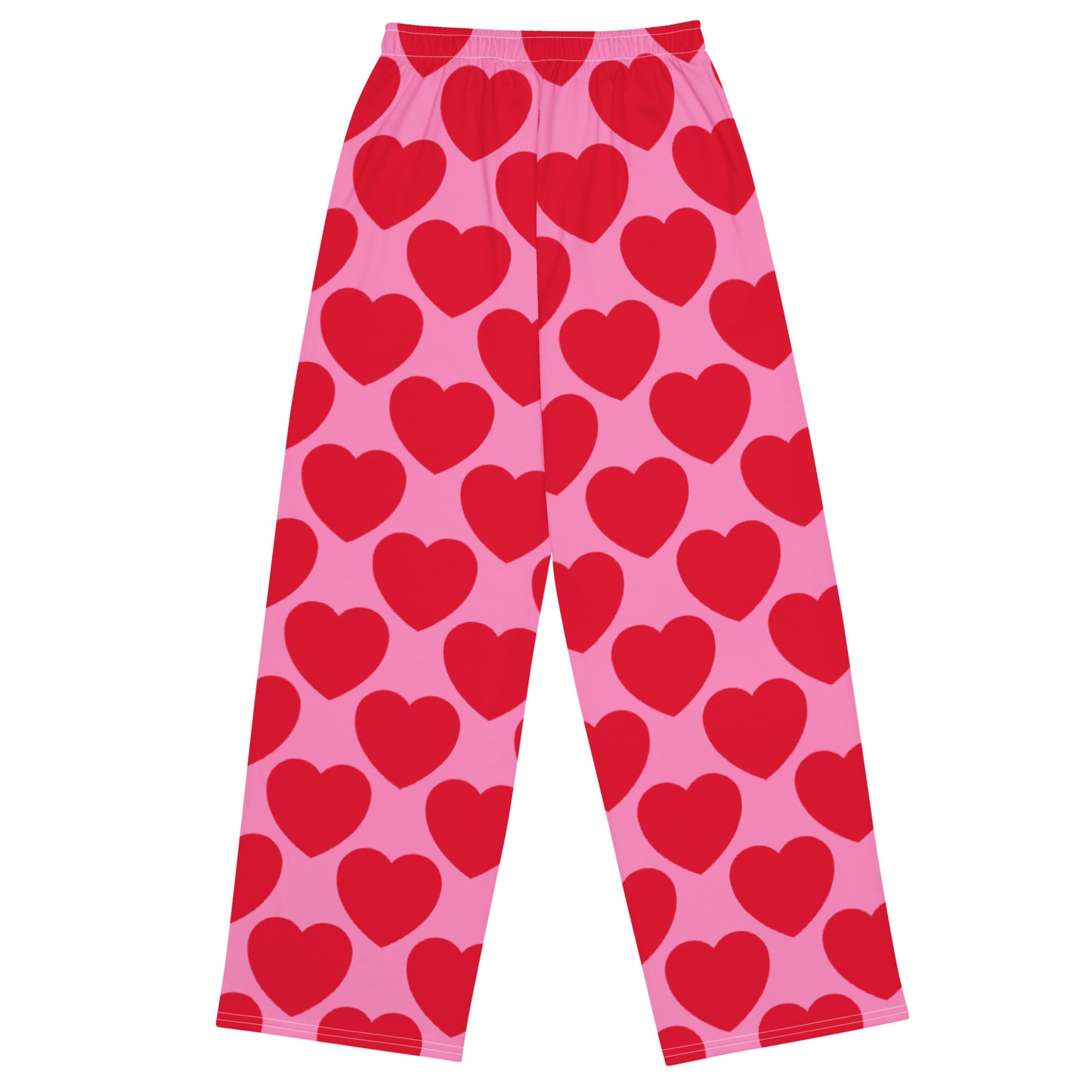 ELLIE LOVE red - Unisex wide-leg pants