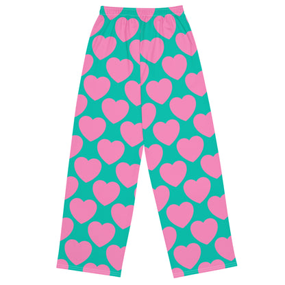 ELLIE LOVE pink mint - Unisex wide-leg pants