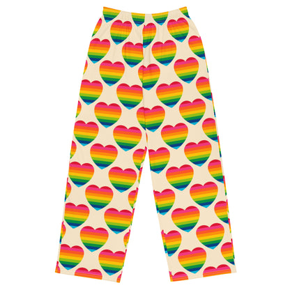 ELLIE LOVE rainbow - Unisex wide-leg pants