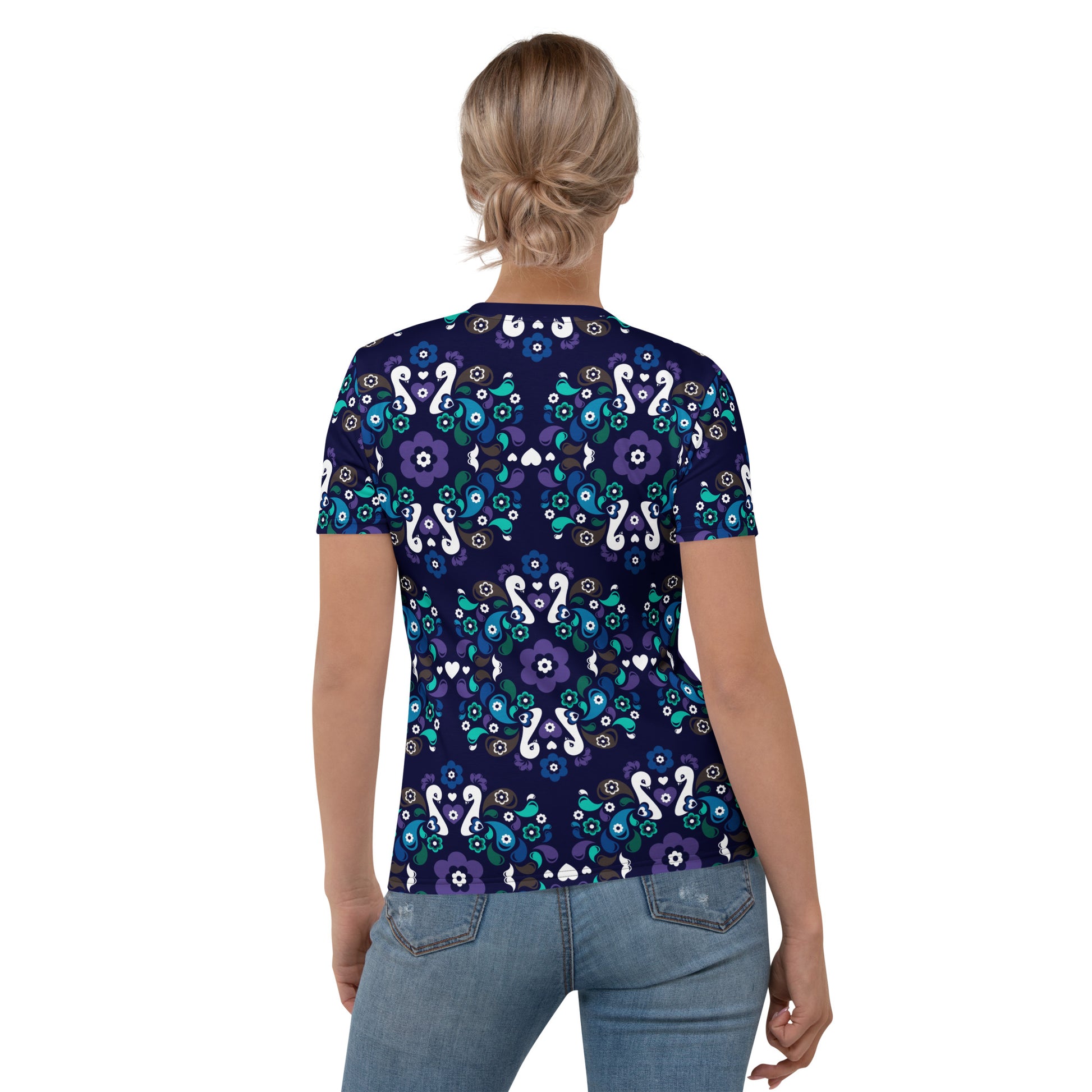PEACOCK LOVE mystic blue - Woman’s T-Shirt