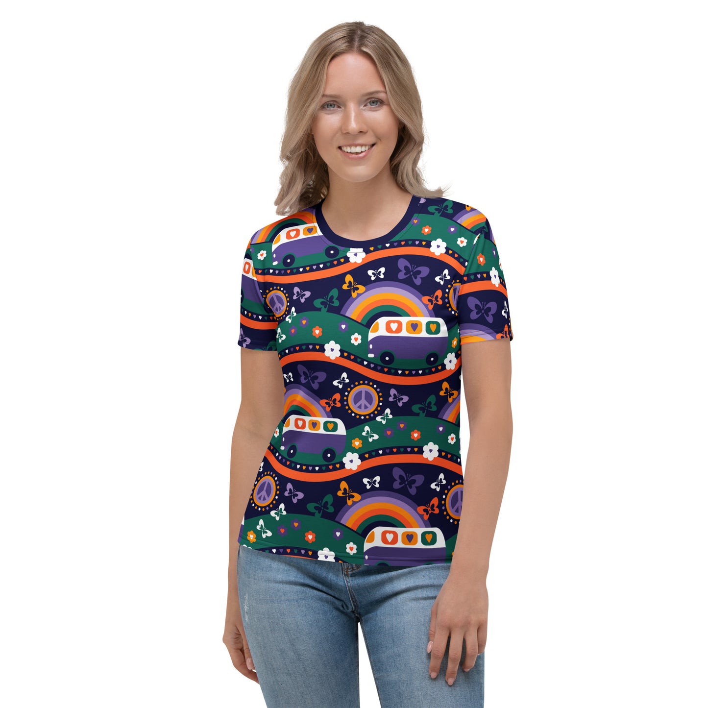 HIPPIE DAY purple - Woman's T-Shirt