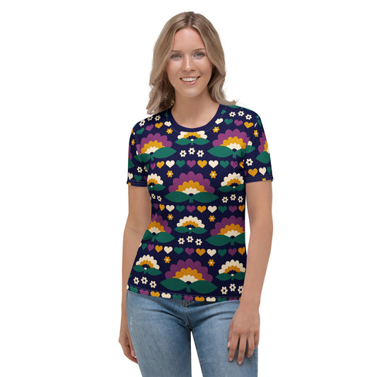 FALL IN LOVE purple - Woman's T-Shirt